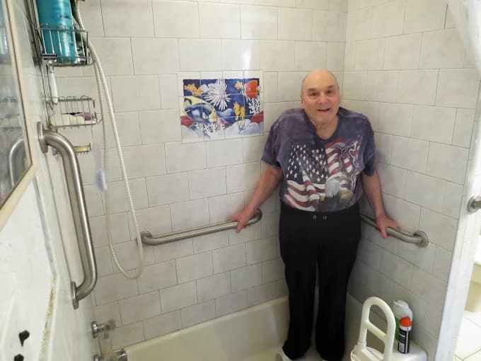 Bathroom Grab Bar Installation